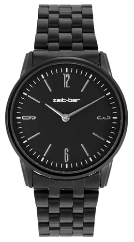 Zeit-Bar Funk-Armbanduhr für Damen und Herren - Hochwertige Funk-Armbanduhr mit präzisem Quarz-Uhrwerk, Edelstahl-Band und 5 bar Wasserdichtigkeit. Perfekt für jeden Anlass und sorgt immer für die genaue Zeit.