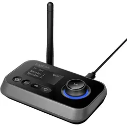 LogiLink Bluetooth 5.0 Audio Receiver Transmitter - kabellose Audio-Übertragung bis 10 m, ideal zur Erweiterung von Home-Entertainment-Systemen