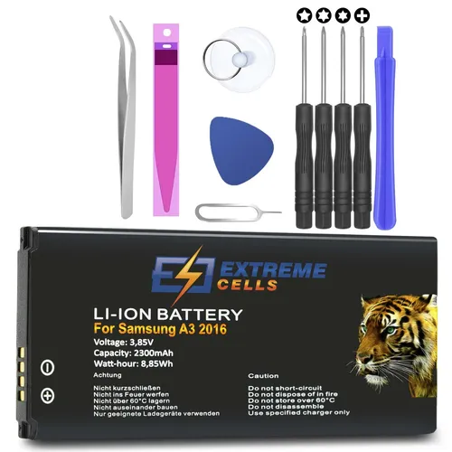 Extremecells Ersatz Akku Accu Batterie passend für Samsung Galaxy A3 2016