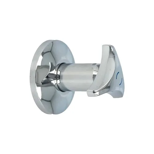 tecuro Sanitär Oberteil mit Dreistern-Griff für UP-Ventil - verchromt - Hochwertiges Sanitär-Oberteil für UP-Ventil mit Dreisterngriff. Ideal für präzise Steuerung, inklusive Hülse und Schubrosette. Robuste Verarbeitung aus verchromtem Messing.