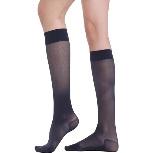 BeOnTop Kompressionsstrümpfe Damen 70 Den 1Stk - Kniestrümpfe Damen 17-18 mmHg, Stützstrümpfe Damen Comfort Support Line Compression Socks, Socken Damen by Gambetti - Made in Italy