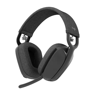 Logitech Headset Zone Vibe 100 - Grafit, Stereo-Headset mit Mikrofon, Bluetooth, 18 Stunden Akkulaufzeit und optimaler Tragekomfort