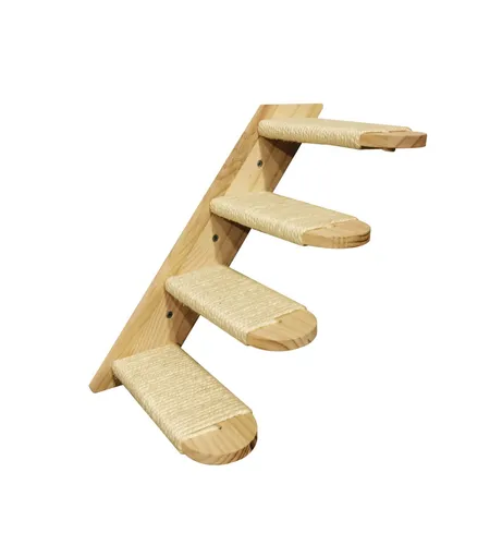 Katzen Wandtreppe Katzenleiter Kletterleiter Katzenkletterbrücke Kletterbaum