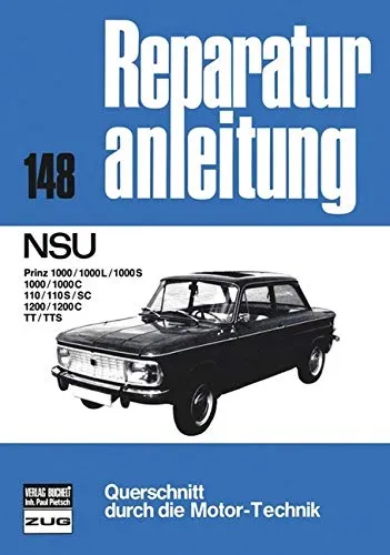 NSU Prinz Reparaturanleitungen von Bucheli Verlag
