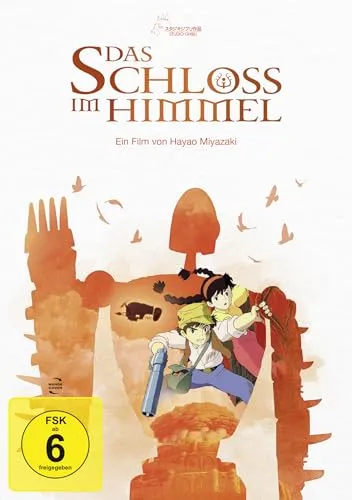 Das Schloss im Himmel - White Edition - Abenteuerfilm über Sheeta und Pazu, die mit einem magischen Kristall das legendäre Himmelskönigreich Laputa entdecken. Ein fesselndes Märchen voller Mut und Freundschaft!