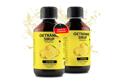 hCGC SpeedBoost - Zuckerfreies Getränkekonzentrat mit 10 Vitaminen Sirup, 1 er 1 St., 500 ml, Mit natürlichen Farb- und Aromastoffen