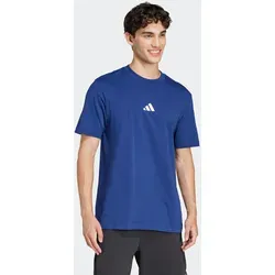 ADIDAS Herren Shirt Essentials Small Logo Single Jersey - T-Shirts aus weichem Single Jersey, ideal für jede Gelegenheit, mit sportlichem 3-Streifen Logo für einen modernen Look.