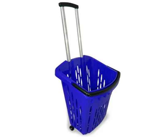 GERSO Einkaufskorb mit Rollen 40L