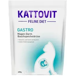 Kattovit Spezialfutter für Katzen Gastro 400 g - Diätfutter für Magen-Darm-Beschwerden, leicht verdaulich und unterstützt die Flüssigkeitsbalance