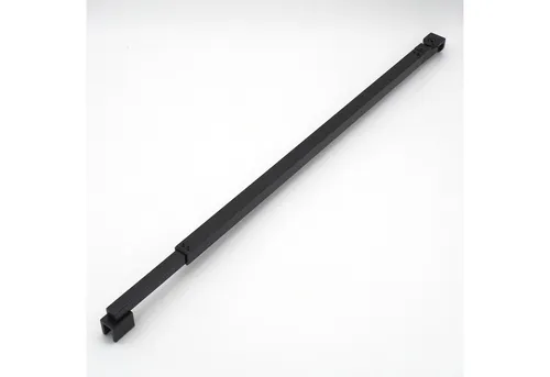 WITEN&NOCK Duschwand-Stabilisationsstange - Befestigungen – elegante und ausziehbare Stabilisationsstange aus Edelstahl für Walk-In-Duschen, flexible Montage dank 180° Drehgelenk und geeignet für Glasstärken von 6-10 mm.