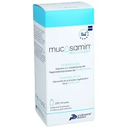 Mucosamin Mundspülung 250 ml - für gesunde Zähne - Mundspülung zur Unterstützung der Mundgesundheit, ideal für die tägliche Anwendung und frischeren Atem.