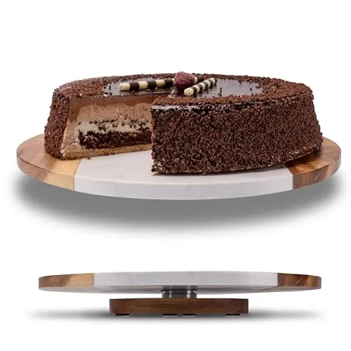 Fino Casa drehbare Marmorplatte in weiß von Fino Casa