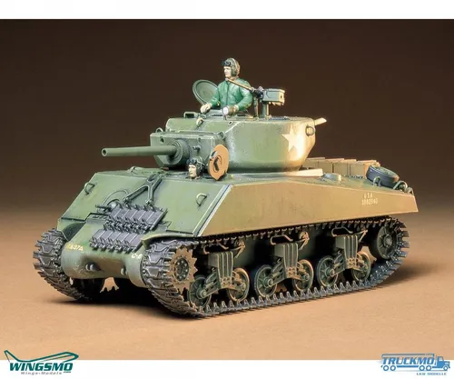 Tamiya US Sturmpanzer M4A3E2 Jumbo 300035139 - Militärmodell des legendären Jumbo Panzers, detailgetreu und ideal für Modellbau-Enthusiasten.
