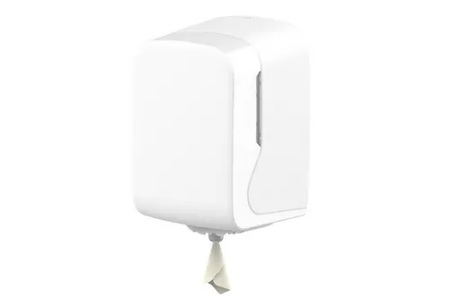 Hypafol Papiertuchspender Centerpull Maxi, Schwarz oder Weiß Matt, Optional mit 6 Rollen