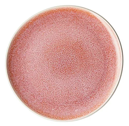 Rosenthal Junto Rose Quartz Flach Teller 27 cm - Speiseteller aus spülmaschinenfestem Steinzeug, ideal für stilvolle Anlässe und den täglichen Gebrauch - Ø 27 cm, 1 Stück.