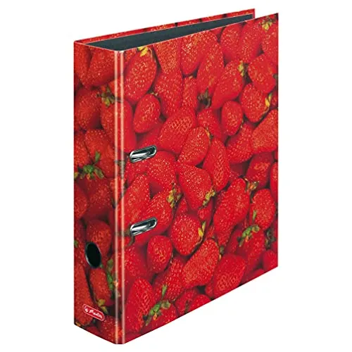 Herlitz Aktenordner Motivordner A4 80mm 'Erdbeere' (10 Stück)