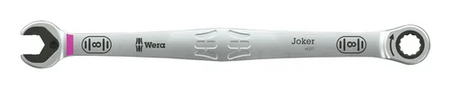 WERA 05020350001 Maul-Ringratschen-Schlüssel 8x180 - Ring- und Maulschlüssel mit einzigartiger Ratschenmechanik, lange Ausführung für bessere Zugänglichkeit und hohe Kraftübertragung, ideal für enge Bauräume.