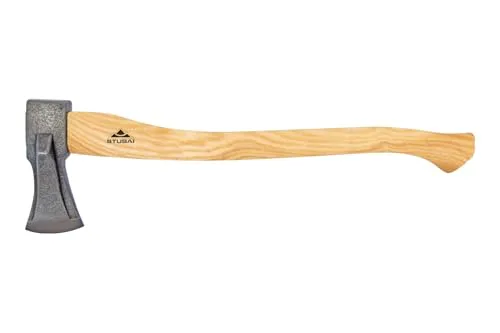 STUBAI Superspalter Natureline 1800 g | Profi-Spaltaxt für Kamin- & Brennholz