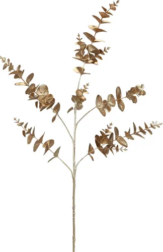 Eukalyptus Deko-Zweig Metallic Champagner 105cm Künstliche Weihnachtsdekoration