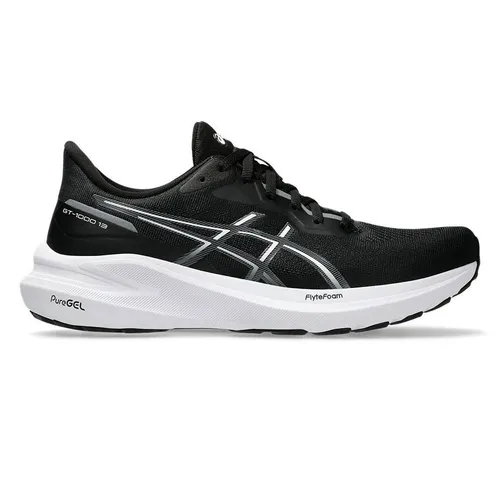 ASICS Damen Gt-1000 13 Sneaker - Schwarz Weiß, 37.5 EU - Laufschuhe mit technischem Mesh-Obermaterial, FLYTEFOAM-Dämpfung und LITETRUSS-Technologie für optimalen Komfort und Stabilität beim Laufen.