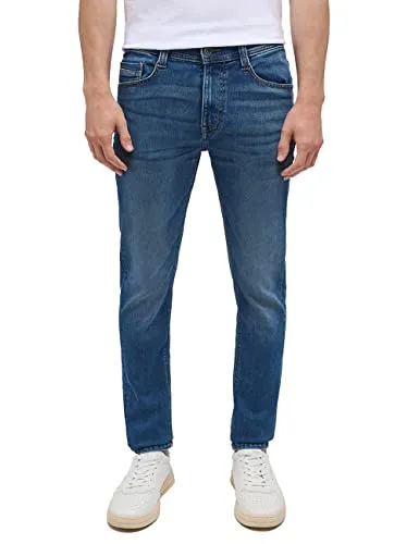 MUSTANG 5-Pocket-Jeans Slim-Fit Style Oregon - Denimblau - Stylische Slim-Fit Jeans mit 5 Taschen, bequem und stretchy durch 2% Elasthan, ideal für lässige Outfits.