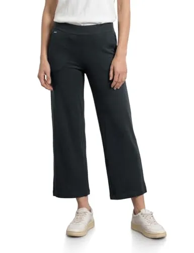 Street One 7/8 Wide Leg Hose im Loose Fit Pine Grove Green 34