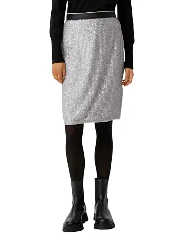 Midi-Chiffon-Rock mit Pailletten - Röcke für Damen, eleganter Midi-Chiffon-Rock mit funkelnden Pailletten für einen glamourösen Look, ideal für besondere Anlässe.