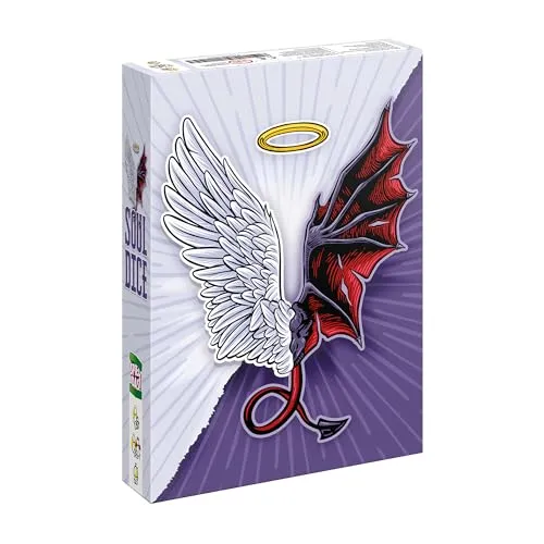 Soul Dice - Packendes Würfelspiel für die ganze Familie - Würfelspiel, spannende Wettkämpfe um Seelen in der Welt von Engel oder Teufel, ideal für gesellige Spielabende.
