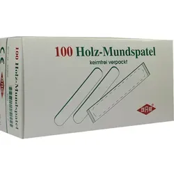 Mundspatel Holz einzeln verpackt 100 St