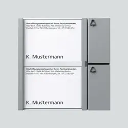 Siedle&Söhne Bus-Tasten-Modul si/met BTM 650-02 SM