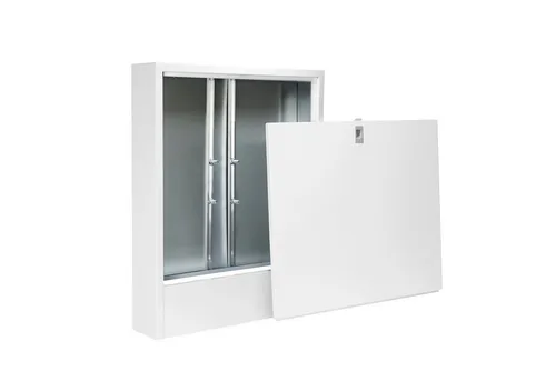 Environ Fußbodenheizung Verteilerkasten 800x630x110mm - Robuster Aufputz-Verteilerkasten für effiziente Heizkreisverteilung in Fußbodenheizungen. Ideal für eine zuverlässige Installation und optimalen Wärmefluss.