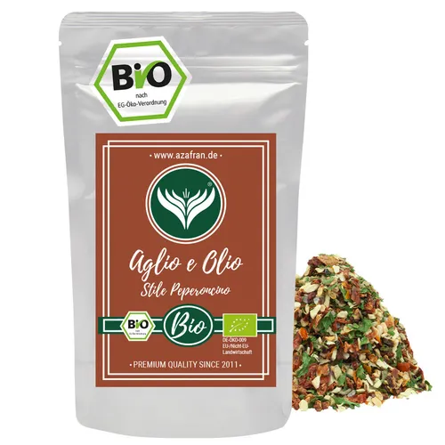 Produktbild BIO Aglio e Olio ( Peperoncino Stile ) Gewürz Gewürzzubereitung 250g