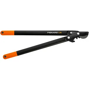 Fiskars Astschere PowerGear II L78 - Getriebeschere mit 70cm Länge, 3x höhere Schneidleistung und rutschfeste Griffe für müheloses Schneiden