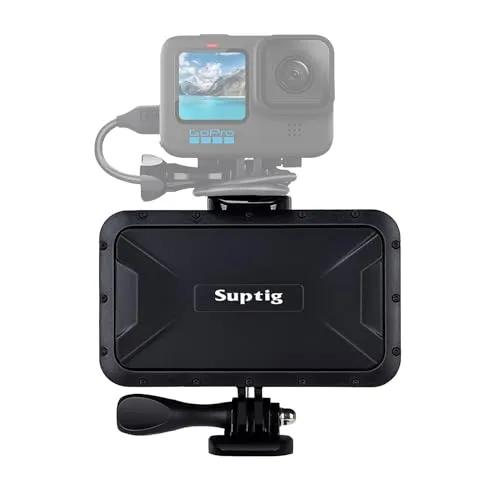 Suptig Tragbares Ladegerät 7800mAh Powerbank, kompatibel mit Gopro Hero 13/Hero 12/11/10/9/8/7/6/5/4/3 Hero Session DJI osmo AKASO Cam