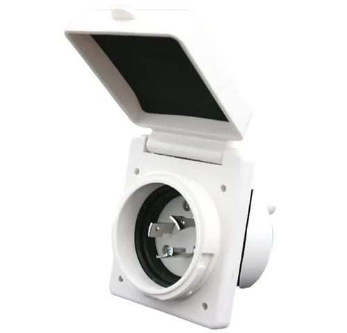 HABA B.V. Steckdose 16A Landstromanschluss Einspeisungsstecker Marine Boot 220-250 Volt