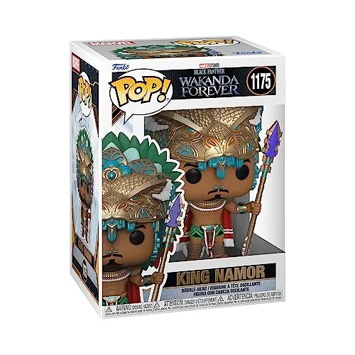 Funko Pop! Marvel: Black Panther: Wakanda Forever - King Namor - Vinyl-Sammelfigur - Geschenkidee - Offizielle Handelswaren - Spielzeug Für Kinder und Erwachsene - Movies Fans
