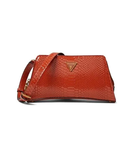 GUESS Damen Annita, Crossbody Top Zip, Fuchsrot