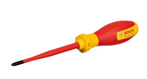 Bosch Professional VDE-Schraubendreher PZ1x100 (zertifiziert bis 1.000 V, isoliert mit thermoplastischem Elastomer (TPE))