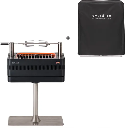 Everdure Holzkohlegrill Fusion mit elektrischem Anzünder