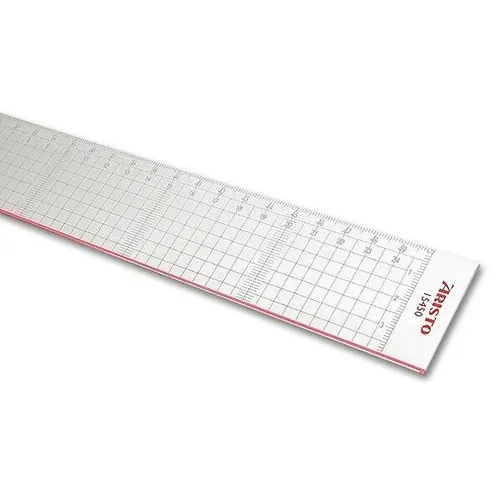 Schneidlineal aus Plexiglas transparent Aristo 15430 - 30 cm