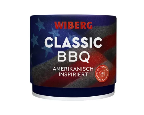 WIBERG Gewürz, Wiberg Classic BBQ amerikanisch inspiriert klassische Aromen 115g