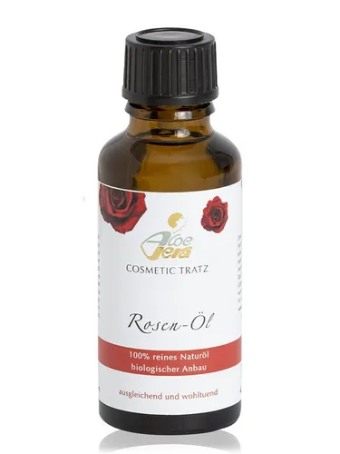 Aloe Vera Cosmetic Tratz Körperöl Rosen Öl SPA PFLEGEÖLE, 1-tlg., 100% reinem ätherischen ÖL, regt zur Feuchtigkeitsaufnahme an