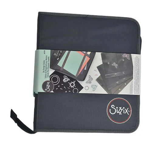 Sizzix Die 662108 Storage Solution - Stanzbögen Aufbewahrungslösung mit elastischen Riemen und magnetischer Folie für einfachen Zugriff auf Lieblings-Stanzformen. Platz für bis zu 10 Einsätze.