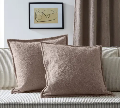 homsy by Ana Johnson Dekokissen Bouclea, 2 er-Set, Dekokissen, 50 x 50 cm mit Reißverschluss, ohne Füllung