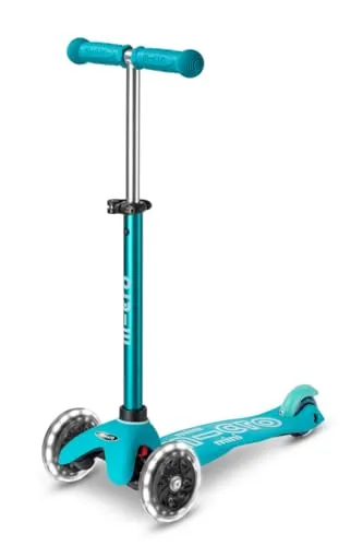 mini micro deluxe LED Scooter aqua in türkis von Micro