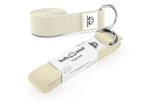 Body & Mind Yogagurt Natur Baumwolle in beige von Body & Mind