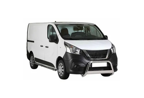 OMAC Frontstoßstange Frontbügel für Nissan NV300 2016-2025 – Silber, Ø63mm, Rostfrei - Hochwertiger Frontbügel für Nissan NV300 (2016-2025). Robustes Design aus rostfreiem Stahl, ideal zum Schutz und für den professionellen Einsatz. Maße: 63 cm Breite, 120 cm Tiefe, 25 cm Höhe.
