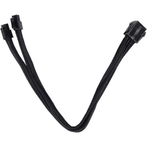 SilverStone SST-PP07-EPS8B - 30cm Netzteil-Verlängerungskabel, ideal für flexible Kabelmanagement und kompatibel mit allen Netzteilen