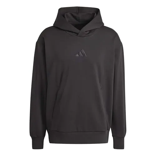 adidas Men's All SZN Fleece Hoodie, Black, XL