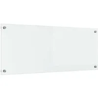 vidaXL Küchenrückwand Transparent 100 x 40 x 0,8 cm - Sonstige Wanddekoration aus gehärtetem Sicherheitsglas, hitzebeständig und einfach zu installieren – ideal für moderne Küchen und sorgt für eleganten Schutz der Wände.